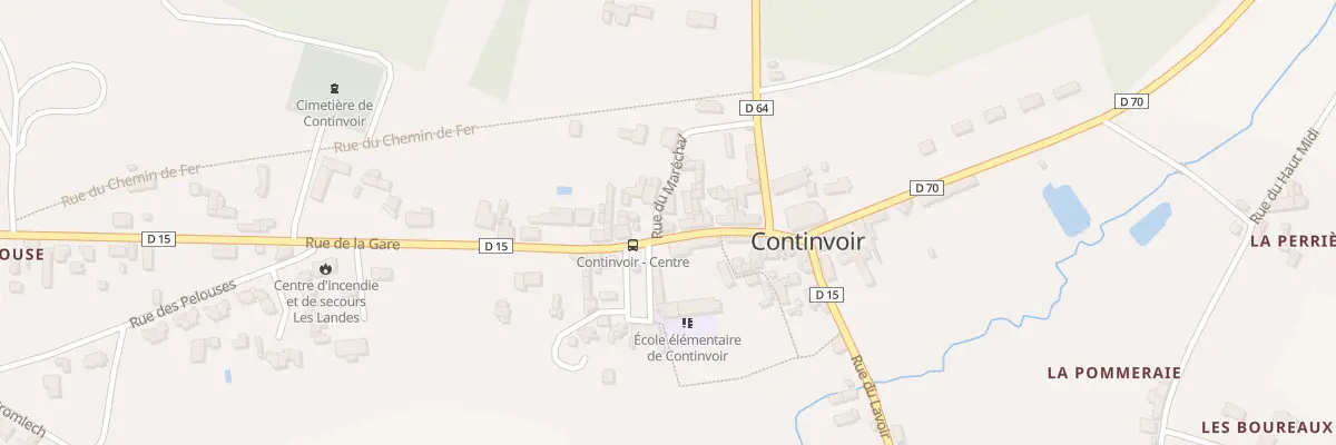 Plan du 2 Rue du Maréchal à Continvoir