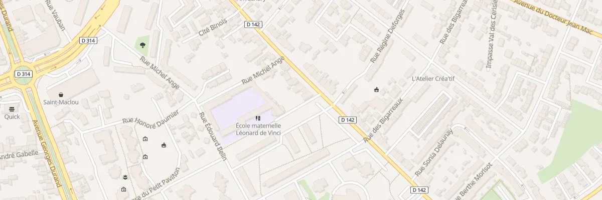 Plan du 140 Rue de Ruaudin au Mans