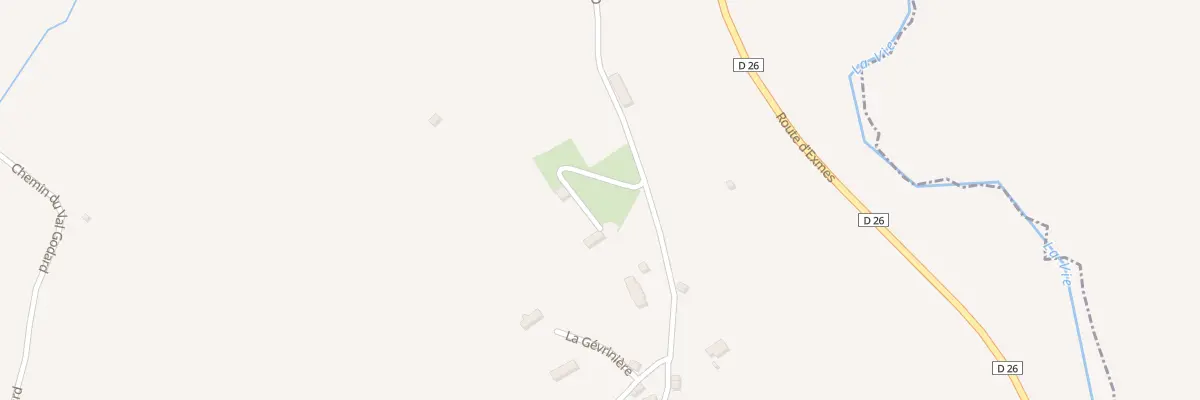 Plan du 59 La Gevriniere à Fresnay-le-Samson