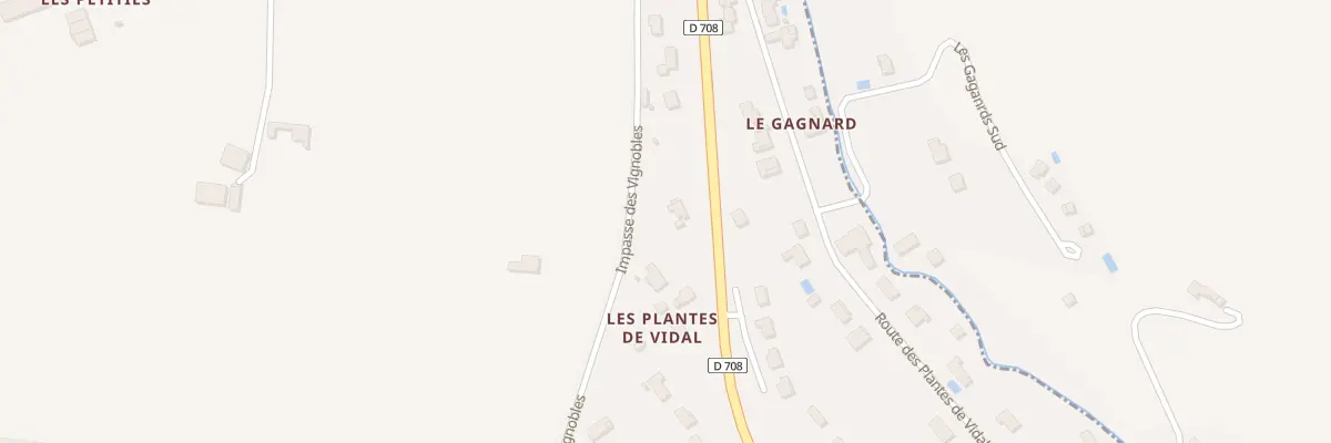 Plan du 66 Au Pont de Gagnard à Saint-André-et-Appelles