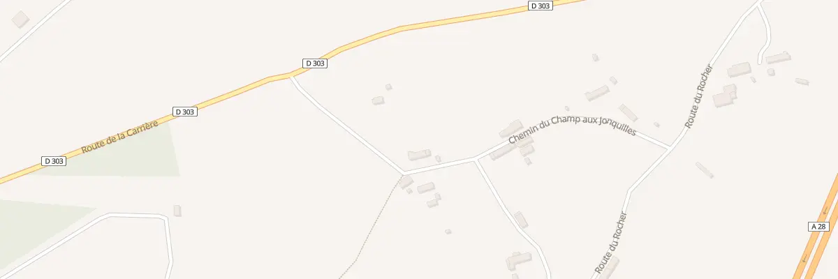 Plan du 175 Rte du Rocher à Chailloué