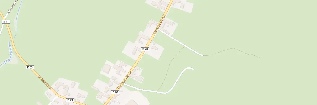 Plan du 38 Rue Marque Debat à Cieutat