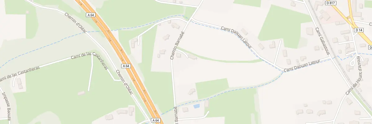 Plan du 7 Che Barnabé à Bordes