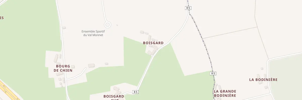 Plan du 26 Che de Boisgard à Coulaines