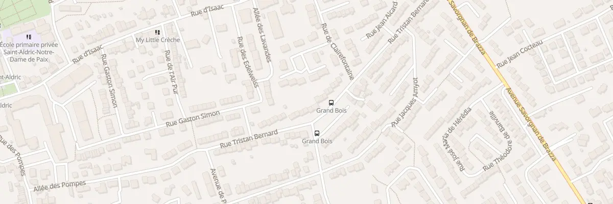 Plan du 95 Rue Tristan Bernard au Mans