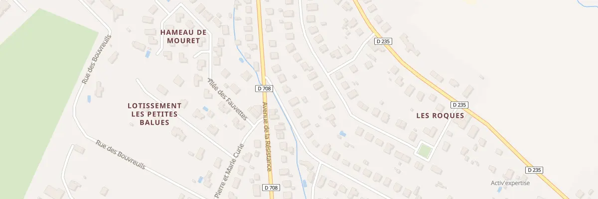 Plan du 6 Rue Jules Ferry à Pineuilh