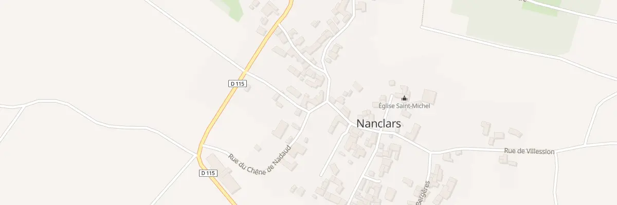 Plan du 2 Rue du Puits Romain à Nanclars