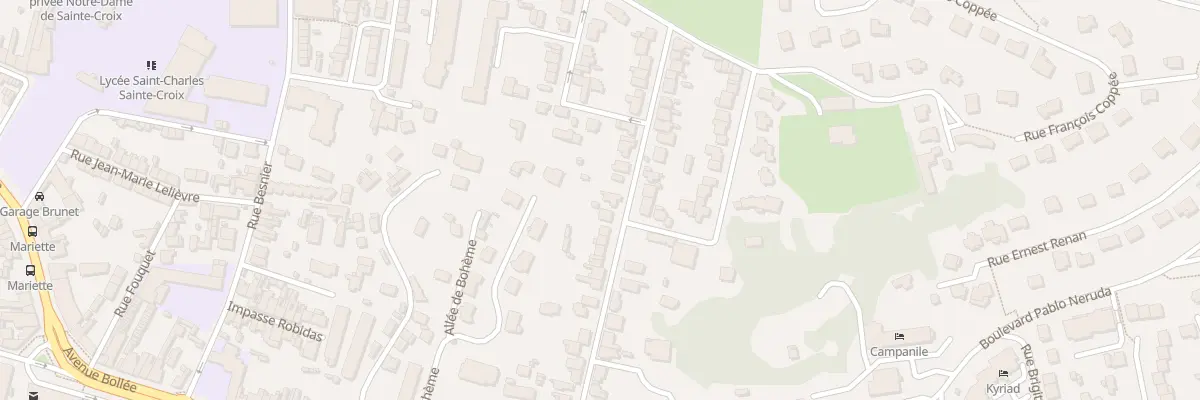 Plan du 45 Rue de Gazonfier au Mans