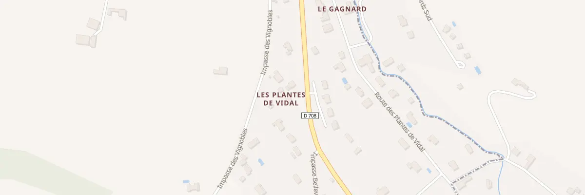 Plan du 85 Aux Plantes de Vidal à Saint-André-et-Appelles