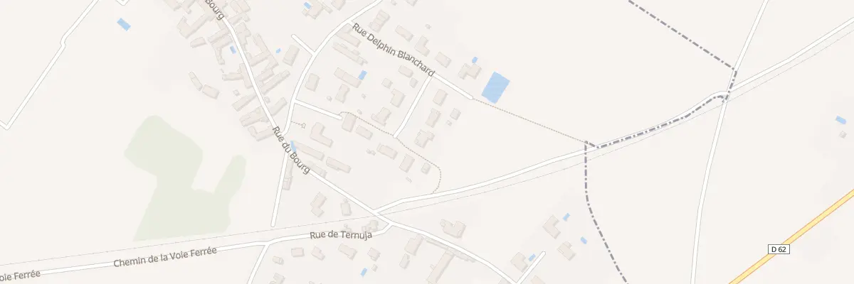 Plan du 13 Rue Delphin Blanchard à Yversay