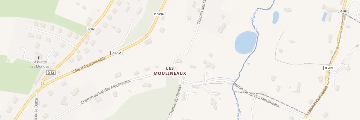 Plan du 5139 Les Moulineaux à Équemauville