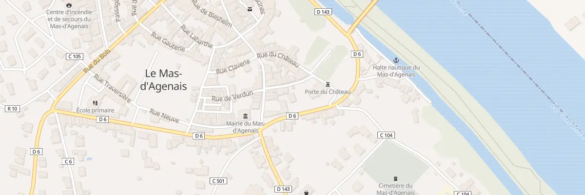 Plan du 10 Rue des Frères Boellinger au Mas-d’Agenais