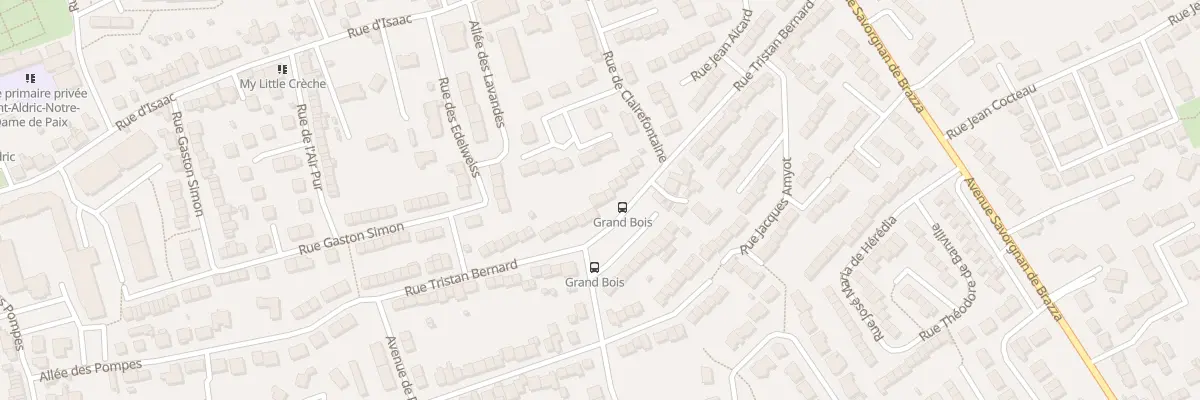 Plan du 99 Rue Tristan Bernard au Mans