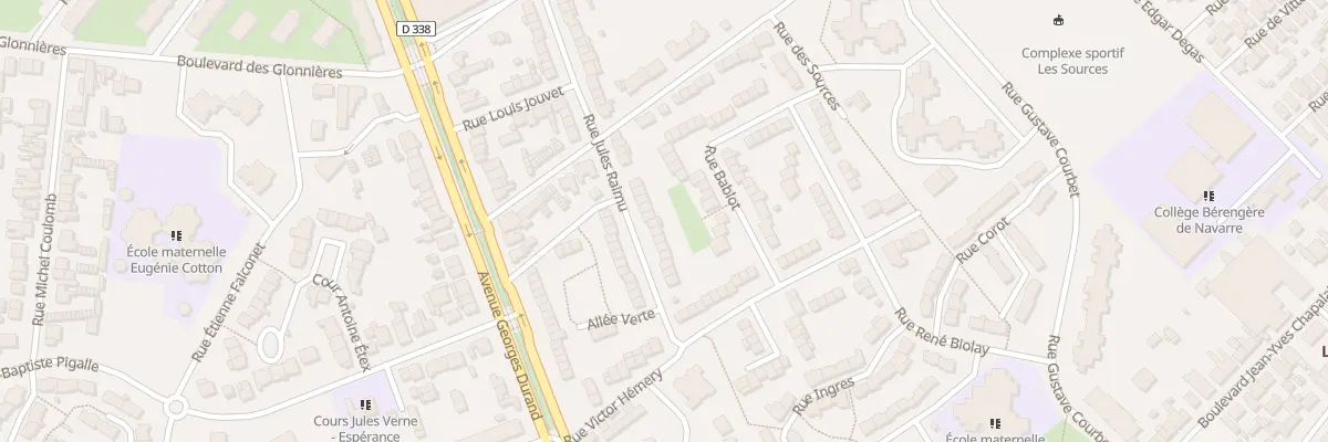Plan du 49 Rue Jules Raimu au Mans