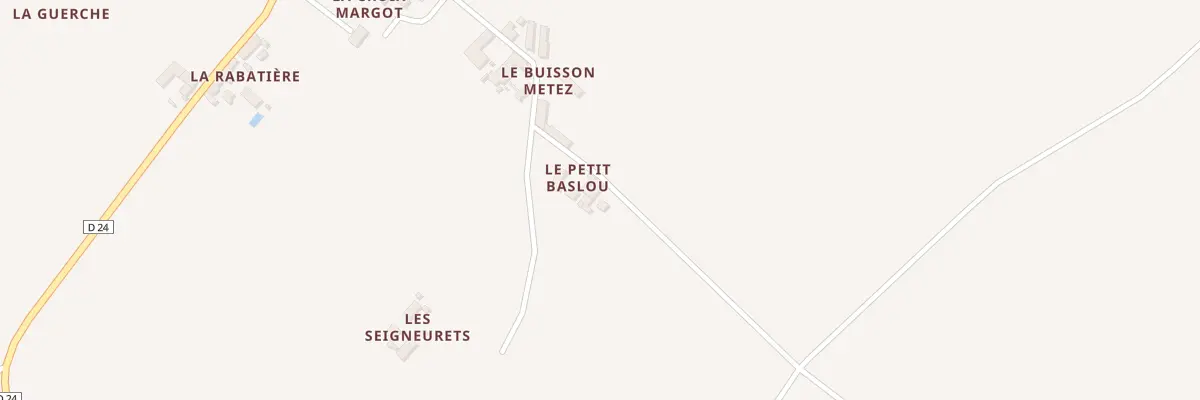 Plan du 18 La Croix Margot à Dercé