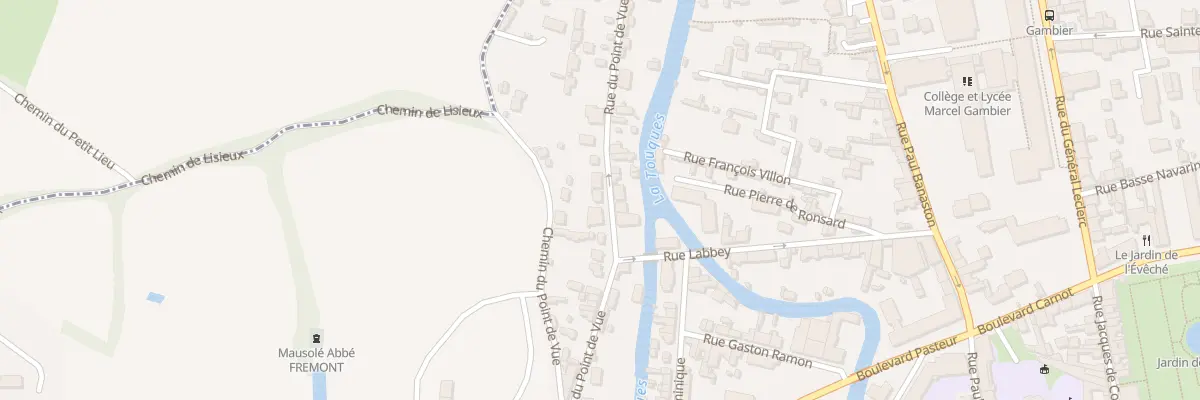 Plan du 26B Rue du Point de Vue à Lisieux