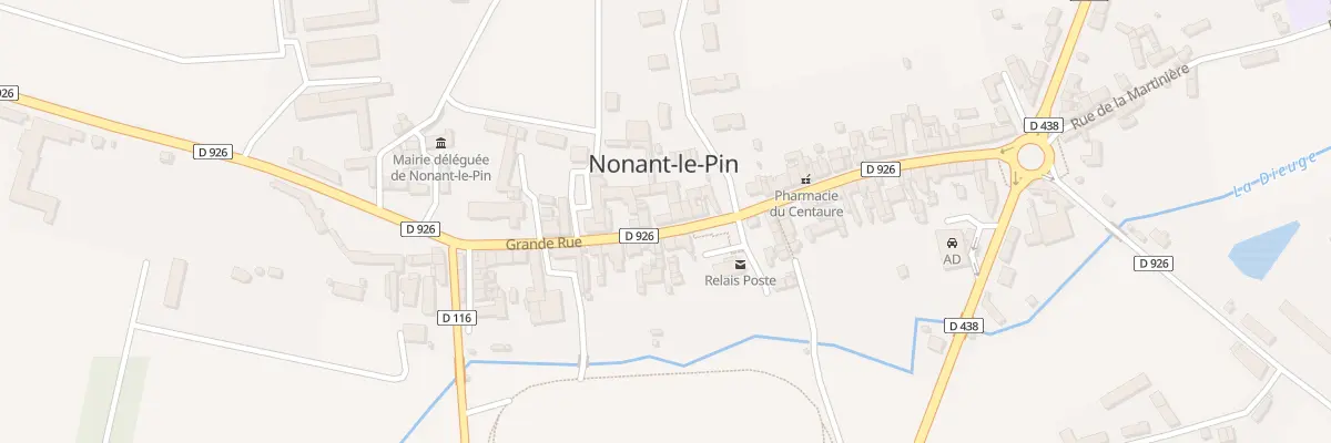 Plan du 49A Grande Rue à Merlerault-le-Pin