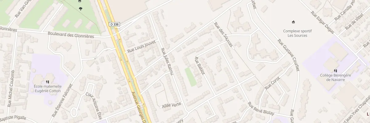 Plan du 26 Rue Bablot au Mans