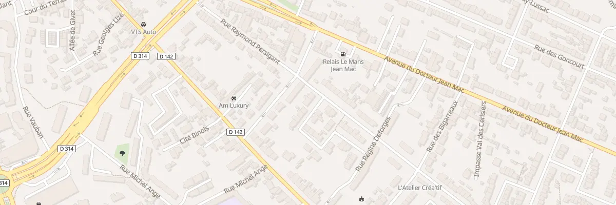 Plan du 4 Rue Daniel Saint Pol au Mans