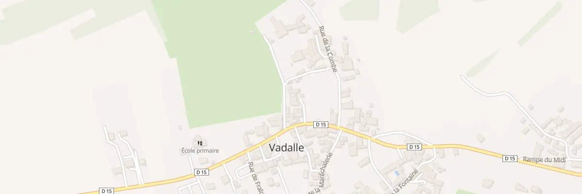Plan du 7 Rue du Fond du Bois à Aussac-Vadalle