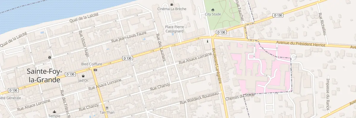 Plan du 112 Rue Alsace Lorraine à Sainte-Foy-la-Grande