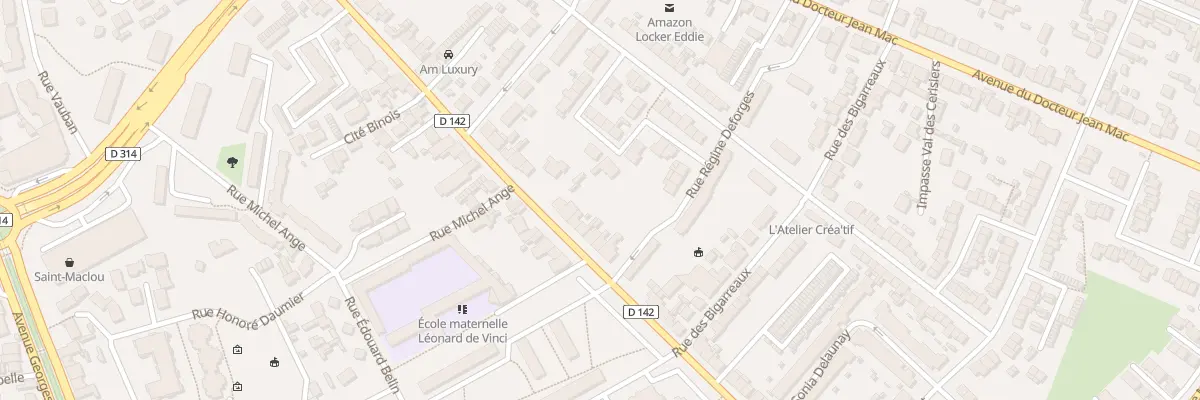 Plan du 125 Rue de Ruaudin au Mans