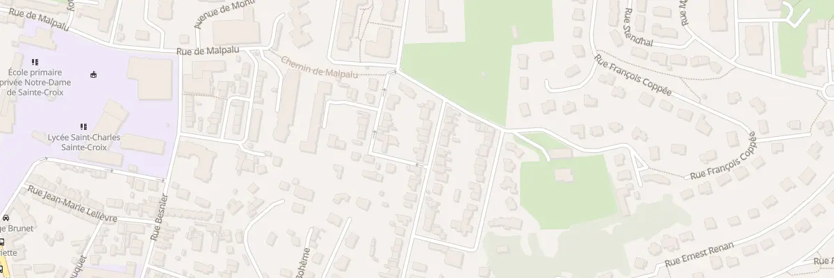 Plan du 63 Rue de Gazonfier au Mans