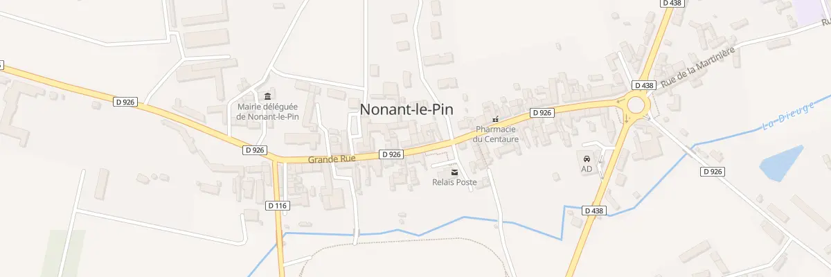 Plan du 18 Grande Rue à Merlerault-le-Pin