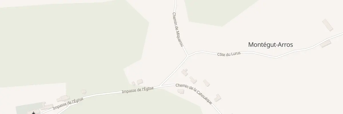 Plan du 6 Chem Cote de Lurus à Montégut-Arros