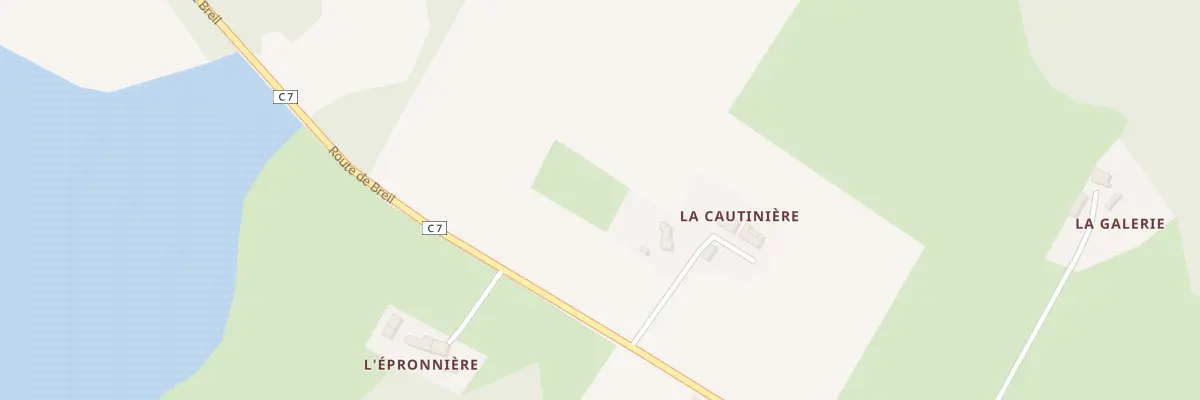 Plan du 43 Rte de Breil à Channay-sur-Lathan