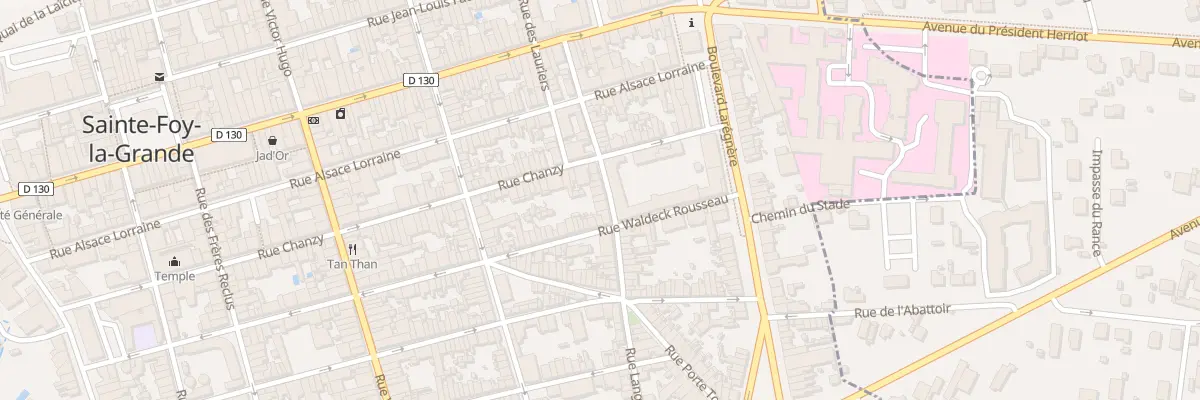 Plan du 25 Rue de Langalerie à Sainte-Foy-la-Grande