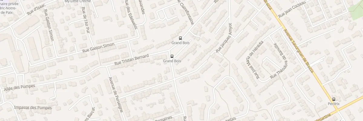 Plan du 94 Rue Tristan Bernard au Mans