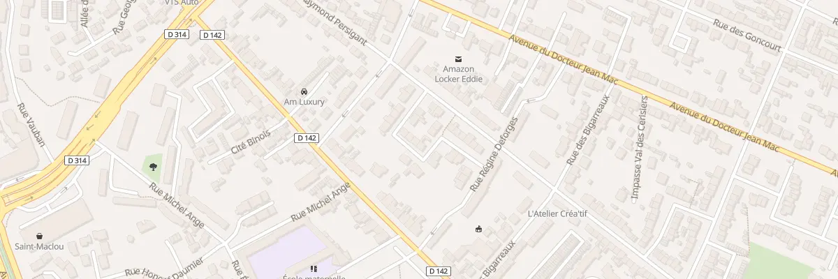 Plan du 9 Rue Daniel Saint Pol au Mans