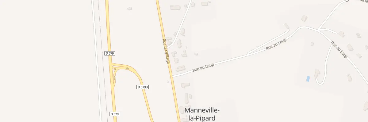 Plan du 5049 Rue aux Loups à Manneville-la-Pipard