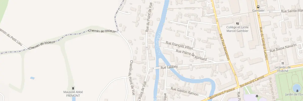 Plan du 31B Rue du Point de Vue à Lisieux