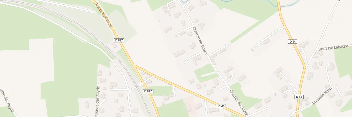 Plan du 7T Che de Sinzos à Bordes
