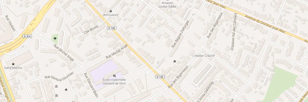 Plan du 129 Rue de Ruaudin au Mans