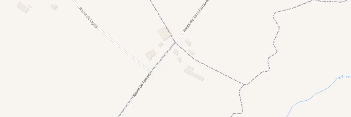 Plan du 1358 Rte des Barlaques à Saint-Pardoux-du-Breuil