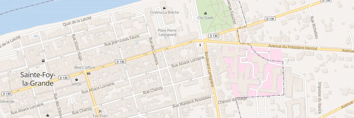 Plan du 116 Rue Alsace Lorraine à Sainte-Foy-la-Grande