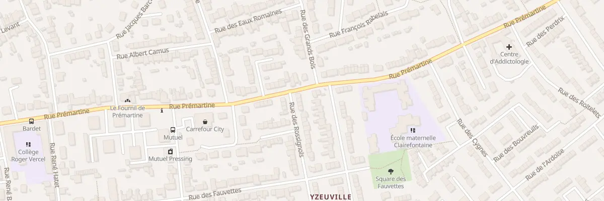 Plan du 3 Rue des Rossignols au Mans
