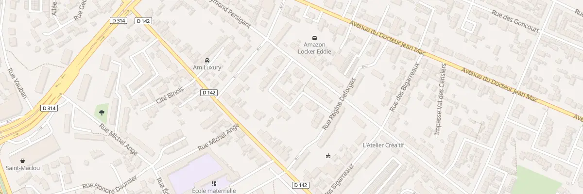 Plan du 11 Rue Daniel Saint Pol au Mans