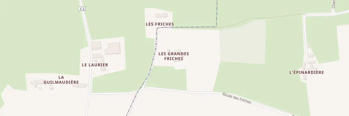 Plan du 5095 Les Grandes Friches à Saint-Ouen-en-Belin