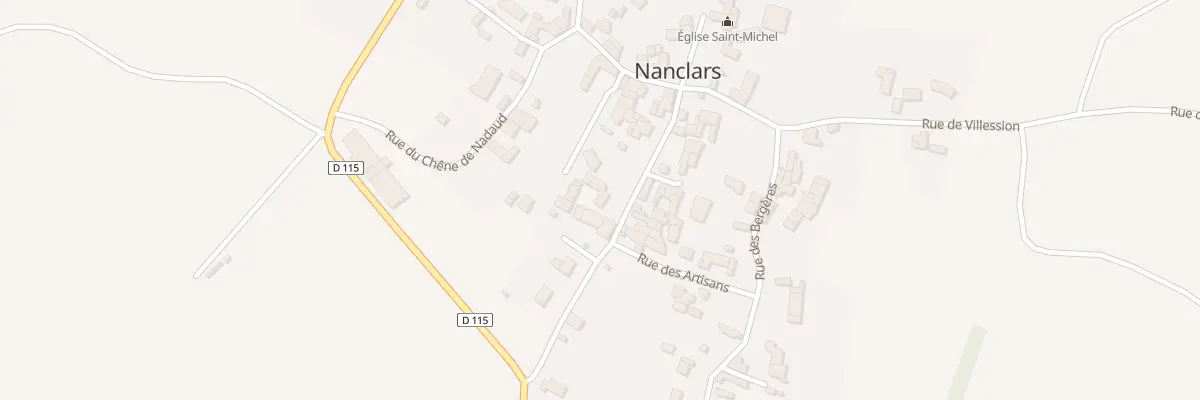 Plan du 6 Rue des Ecoles à Nanclars