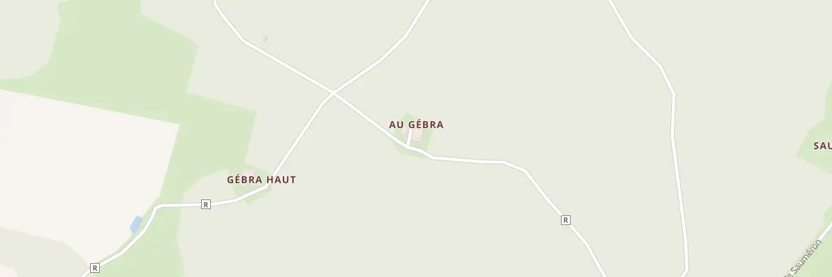 Plan du 351 Che du Gébra à Caubeyres