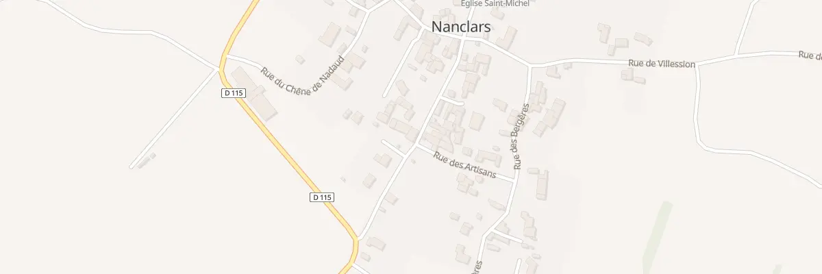 Plan du 8 Rue des Ecoles à Nanclars