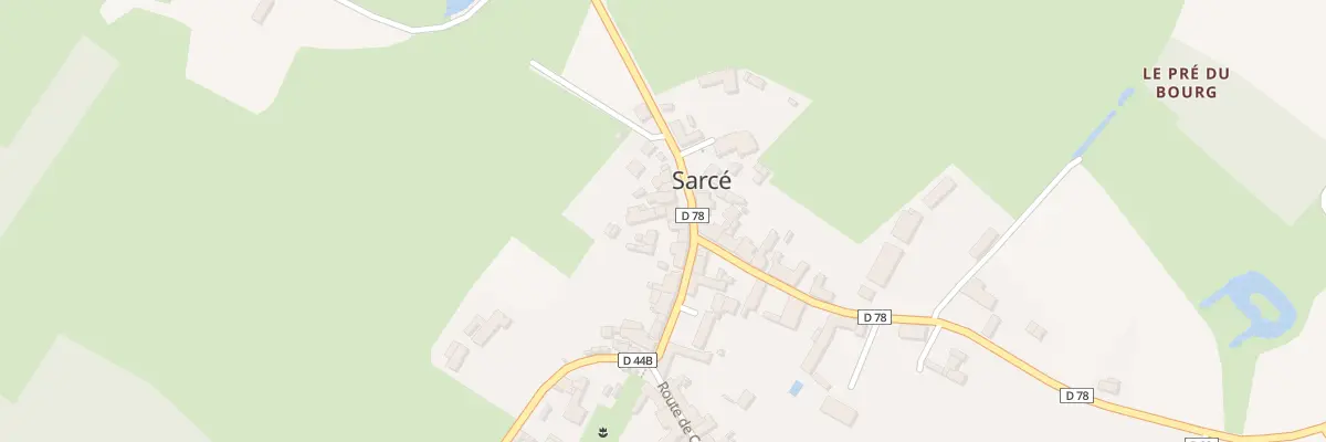 Plan du 6 Pl de L Eglise à Sarcé