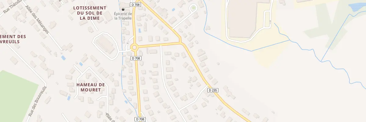 Plan du 9001 Rue Jean Raymond Guyon à Pineuilh