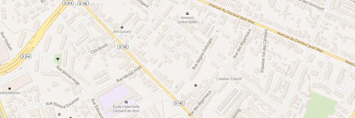 Plan du 28 Rue Daniel Saint Pol au Mans