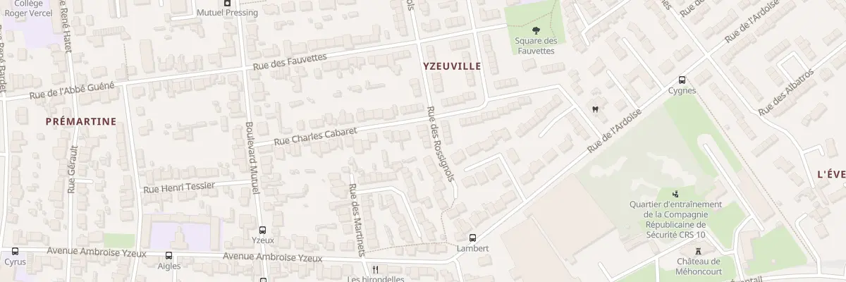 Plan du 44 Rue des Rossignols au Mans