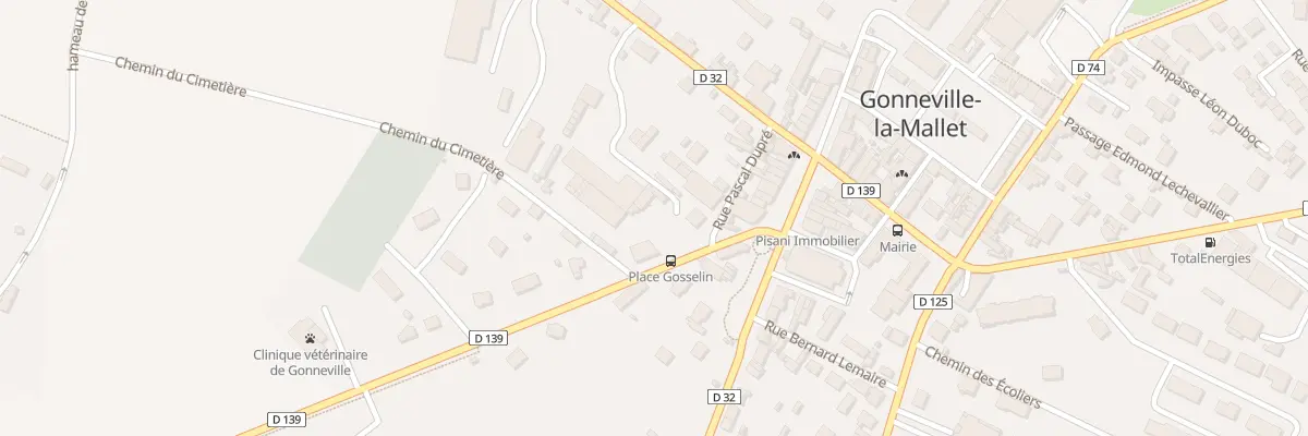 Plan du 4 Rue Gaston Delahais à Gonneville-la-Mallet
